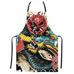 Фартух з 3D принтом Cyberpunk 2077 Dragon - PrintSalon
