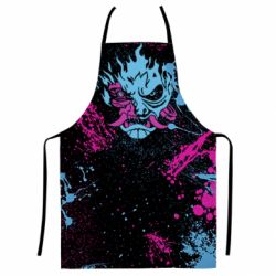 Фартух з 3D принтом Cyberpunk Spray Neon - PrintSalon