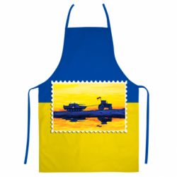 Фартух з 3D принтом Доброго вечора ми з України, марка - PrintSalon