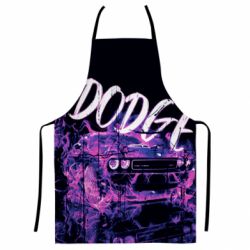 Фартух з 3D принтом Dodge Art neon - PrintSalon