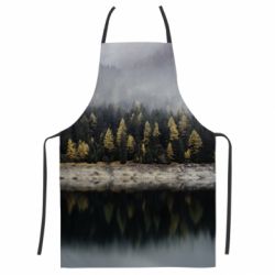 Фартук с 3D принтом Forest by the lake - PrintSalon