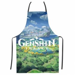 Фартух з 3D принтом Genshin Impact World - PrintSalon