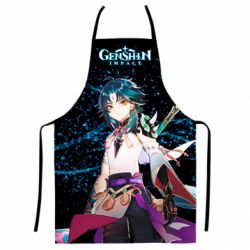 Фартук с 3D принтом Xiao Genshin Impact - PrintSalon