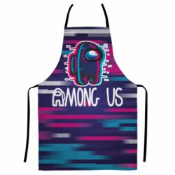 Фартук с 3D принтом Glitch Among Us - PrintSalon