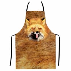 Фартух з 3D принтом Хитра Лисичка - PrintSalon