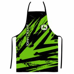 Фартух з 3D принтом John Deere and green background - PrintSalon