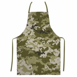 Фартух з 3D принтом Камуфляж ЗСУ - PrintSalon