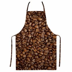 Фартух з 3D принтом Кавові зерна - PrintSalon