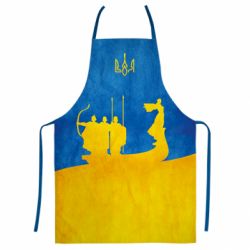 Фартух з 3D принтом Кий, Щек, Хорив і сестра їхня Либідь - PrintSalon