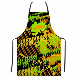Фартук с 3D принтом KTM and colored background - PrintSalon