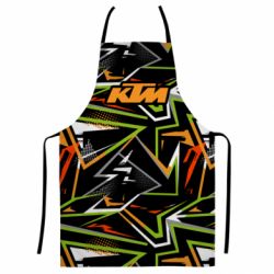 Фартух з 3D принтом KTM orange logo - PrintSalon