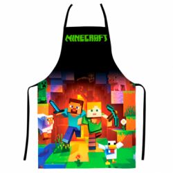 Фартук с 3D принтом Майнкрафт - PrintSalon