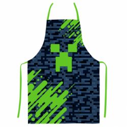 Фартук с 3D принтом Minecraft Creeper - PrintSalon