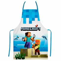 Фартук с 3D принтом Minecraft summer - PrintSalon