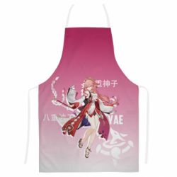 Фартух з 3D принтом Mischievous Yae Miko - PrintSalon