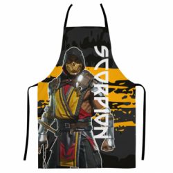 Фартук с 3D принтом Mortal Kombat-Scorpion - PrintSalon