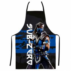 Фартук с 3D принтом Mortal Kombat  Sub-Zero - PrintSalon
