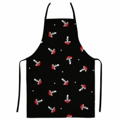 Фартук с 3D принтом Мухоморы - PrintSalon