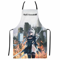 Фартук с 3D принтом Nier Automata 2B - PrintSalon
