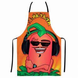 Фартук с 3D принтом Перец Эдисон Тапатата - PrintSalon
