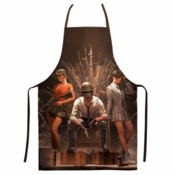 Фартук с 3D принтом Pubg on the throne - PrintSalon