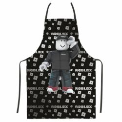 Фартух з 3D принтом Roblox And Metal Logo - PrintSalon