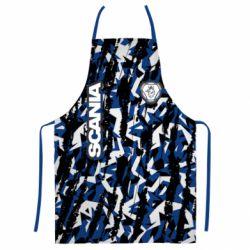 Фартух з 3D принтом Scania logo and grunge - PrintSalon