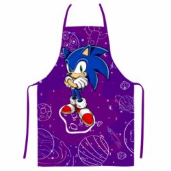 Фартух з 3D принтом Sonic and space - PrintSalon