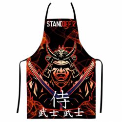 Фартук с 3D принтом Standoff Samurai And Fire - PrintSalon