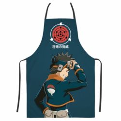 Фартух з 3D принтом Uchiha Obito - PrintSalon