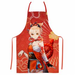 Фартух з 3D принтом Yoimiya Genshin Impact-PrintSalon Фартух з 3D принтом Yoimiya Genshin Impact