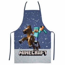 Фартух з 3D принтом Зимовий Майнкрафт - PrintSalon