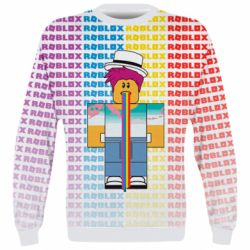 3D свитшот 3D Roblox Rainbow - PrintSalon