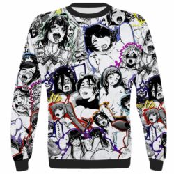 3D світшот Ahegao anime characters manga - PrintSalon