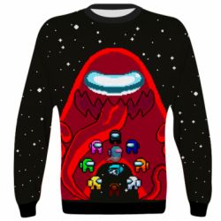 3D світшот Among us pixels - PrintSalon