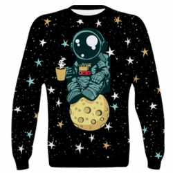 3D світшот Astronaut and coffee - PrintSalon