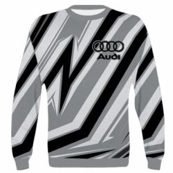 3D свитшот Audi and gray background - PrintSalon