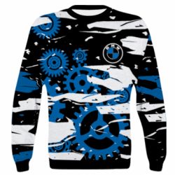 3D свитшот BMW logo and art background - PrintSalon