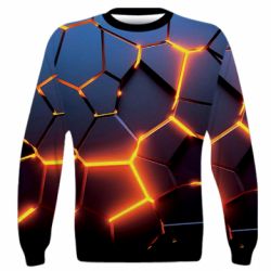 3D світшот Cracked Blocks - PrintSalon