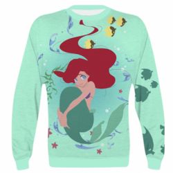 3D світшот Cute and shy Ariel - PrintSalon