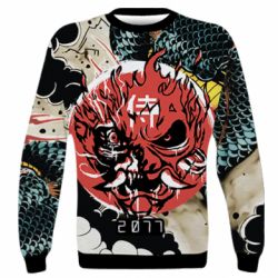 3D світшот Cyberpunk 2077 Dragon - PrintSalon