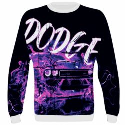 3D світшот Dodge Art neon - PrintSalon