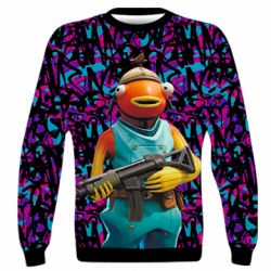 3D свитшот Fishstick With A Gun - PrintSalon