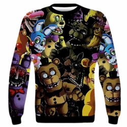 3D світшот FNAF Animatronics - PrintSalon