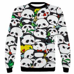 3D світшот Funny pandas - PrintSalon