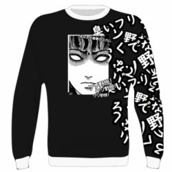 3D свитшот Junji Ito - Shock - PrintSalon