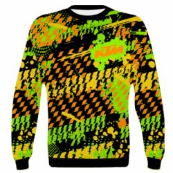 3D свитшот KTM and colored background