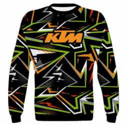 3D світшот KTM orange logo - PrintSalon