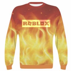 3D світшот Logo and fire - PrintSalon