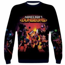 3D свитшот Minecraft Dungeons new - PrintSalon